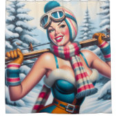 Rideaux De Douche Épouse d'hiver fille (Devant)