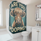 Rideaux De Douche Es-Tu En Train De Cacher ? Funny Highland Douche d (En situation)