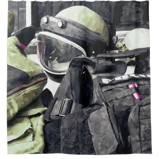 Rideaux De Douche Escadron de bombardement uniforme (Devant)