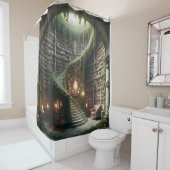 Rideaux De Douche Escaliers au rêve d'un auteur (En situation)