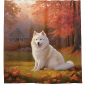 Rideaux De Douche Eskimo américain en automne Leaves automne inspiré (Devant)