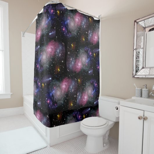 Rideaux De Douche Espace (En situation)