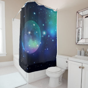 Rideaux De Douche Espace extra-atmosphérique et étoiles