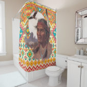 Rideaux De Douche Esprit Du Père Aigle (En situation)