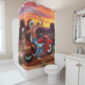 Rideaux De Douche Esprit indien pour toujours (En situation)