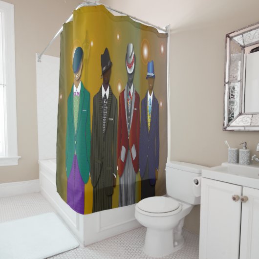 Rideaux De Douche Esquire 077 (En situation)