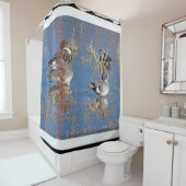 Rideaux De Douche Étang d'animal de faune d'oiseaux de canard de (En situation)