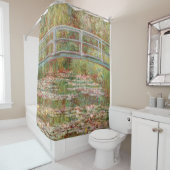 Rideaux De Douche Étang du nénuphar de Monet (En situation)