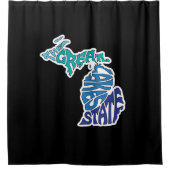 Rideaux De Douche État des Grands Lacs - Michigan (Devant)
