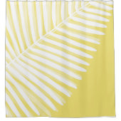 Rideaux De Douche Été feuille tropicale monochromie (Devant)
