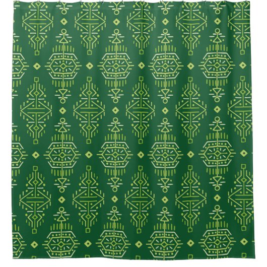 Rideaux De Douche Ethnic Boho : Creative Tribal Seamless. (Devant)