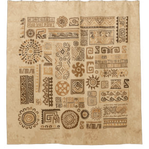 Rideaux De Douche Ethnic handmade ornament