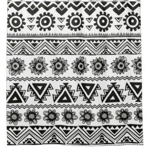 Rideaux De Douche Ethnie tribale homogène