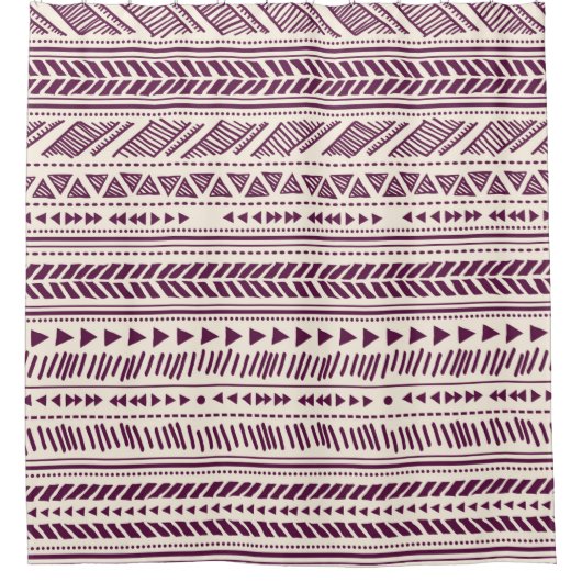 Rideaux De Douche Ethnie tribale homogène  (Devant)