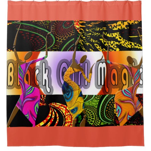 Rideaux De Douche Ethnique (Devant)