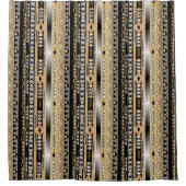 Rideaux De Douche Ethnique, tribale, ornement (Devant)