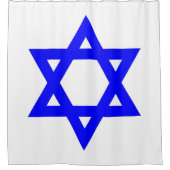 Rideaux De Douche ✡︎ Étoile juive de David (Devant)