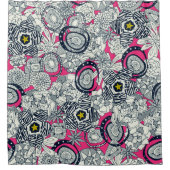 Rideaux De Douche étoile succulente de chartreuse rose (Devant)