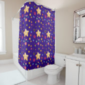 RIDEAUX DE DOUCHE ÉTOILES (En situation)