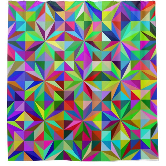 Rideaux De Douche Étoiles Abstraites (Devant)