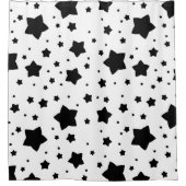 Rideaux De Douche Étoiles Abstraites (Devant)