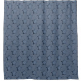 Rideaux De Douche Étoiles bleues (Devant)