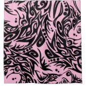 Rideaux De Douche Étoiles de battement hypnotique spirale et régulat (Devant)