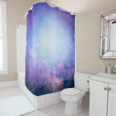 Rideaux De Douche étoiles de fumée de l'univers Abstrait (En situation)