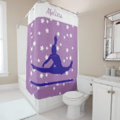 Rideaux De Douche Étoiles de gymnaste (En situation)