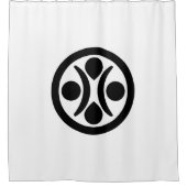 Rideaux De Douche étoiles de lune (Devant)