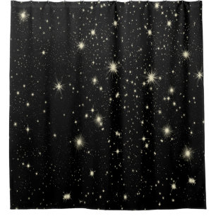 Rideaux De Douche étoiles de nuit ciel étoilé ciel