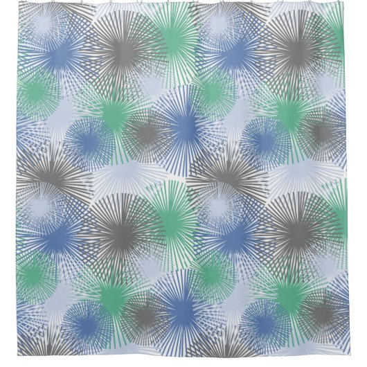 Rideaux De Douche Étoiles glauques (Devant)