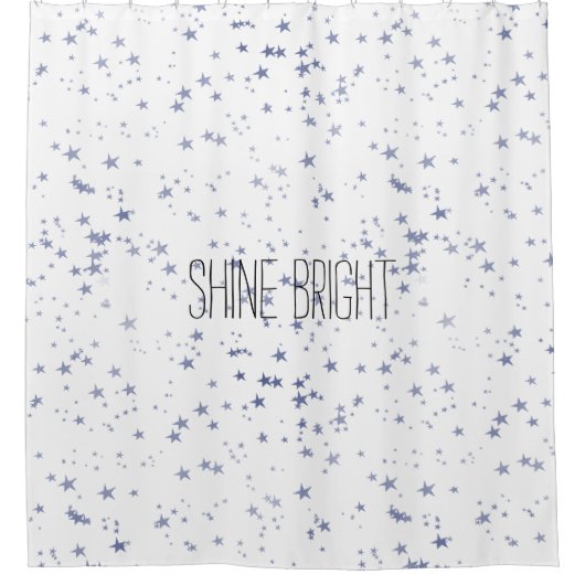 Rideaux De Douche Étoiles violettes (Devant)