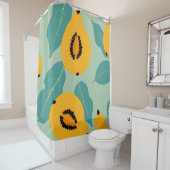 Rideaux De Douche Étude Papaya (En situation)