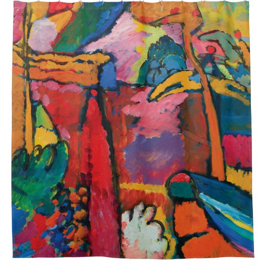 Rideaux De Douche Étude pour l'improvisation V par Wassily Kandinsky (Devant)