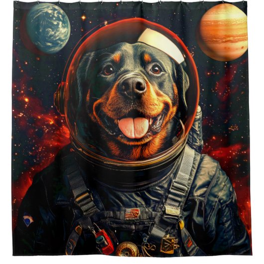 Rideaux De Douche Explore Rottweiler (Devant)