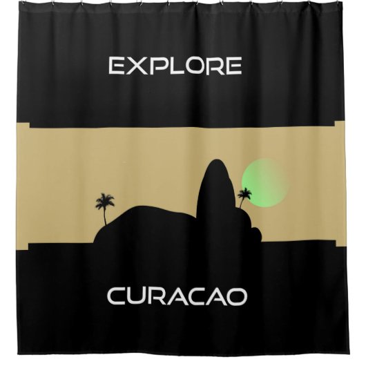 Rideaux De Douche Explorer Curaçao (Devant)