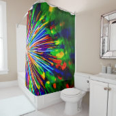 Rideaux De Douche Explosion arc-en-ciel (En situation)