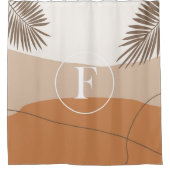 Rideaux De Douche F - Lettre monographie initiale F Conception abstr (Devant)
