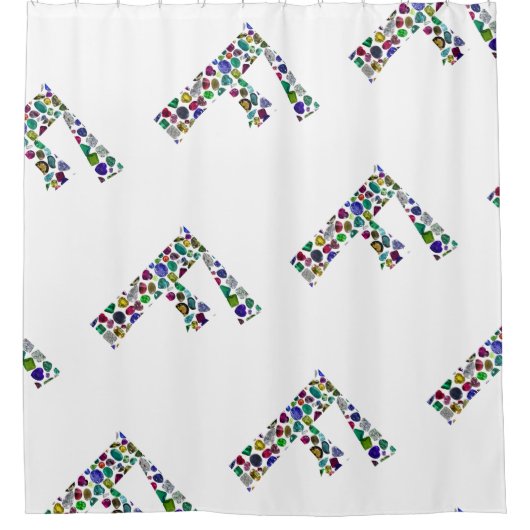 Rideaux De Douche F Monogramme (Devant)