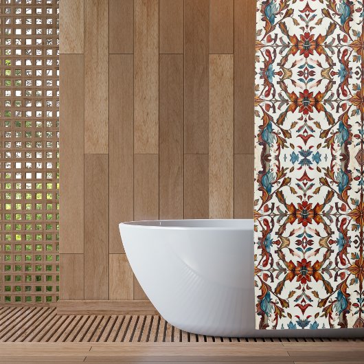 Rideaux De Douche Fabulous automne et bleu