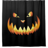 Rideaux De Douche Face 4 citrouille pour Halloween (Devant)