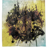 Rideaux De Douche face de lion (Devant)