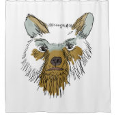 Rideaux De Douche Face de l'ours (Devant)