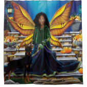 Rideaux De Douche Fairy Guardian Doberman Chien (Devant)