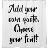 Rideaux De Douche Faites votre propre devis personnalisé (Devant)