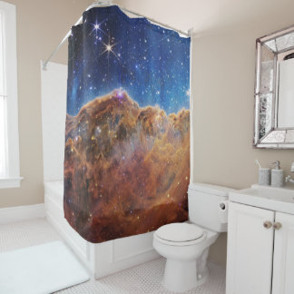 Rideaux De Douche Falaises cosmiques dans la Nebula de la Carina