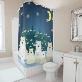 Rideaux De Douche Famille d'ours (En situation)