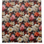 Rideaux De Douche Fantaisie florale glorieuse (Devant)