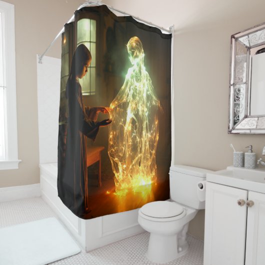 Rideaux De Douche Fantôme (En situation)